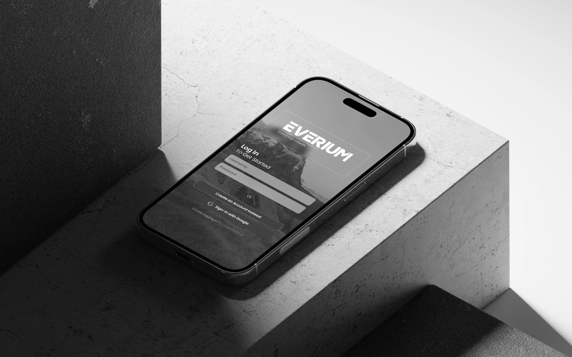 Everium — Sport app design