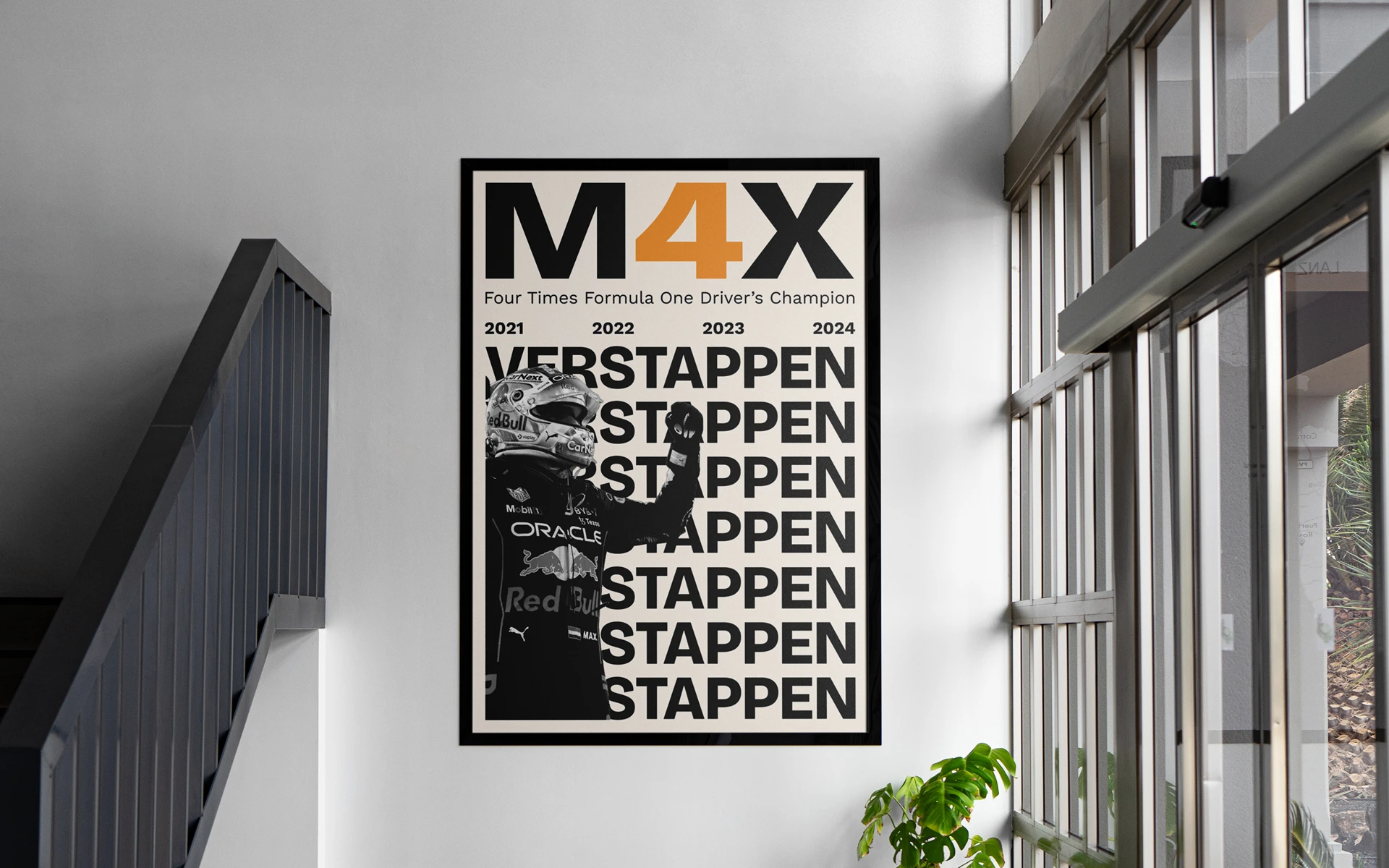 F1 Verstappen — Poster illustration