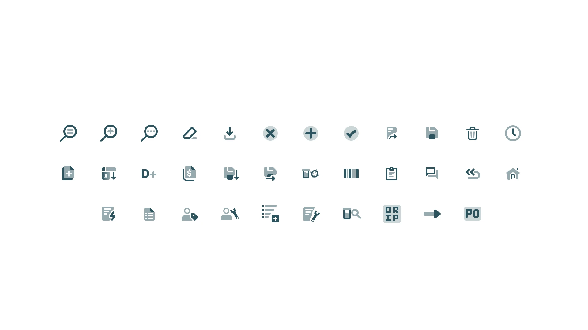 Sofia — component library and icon set overview
