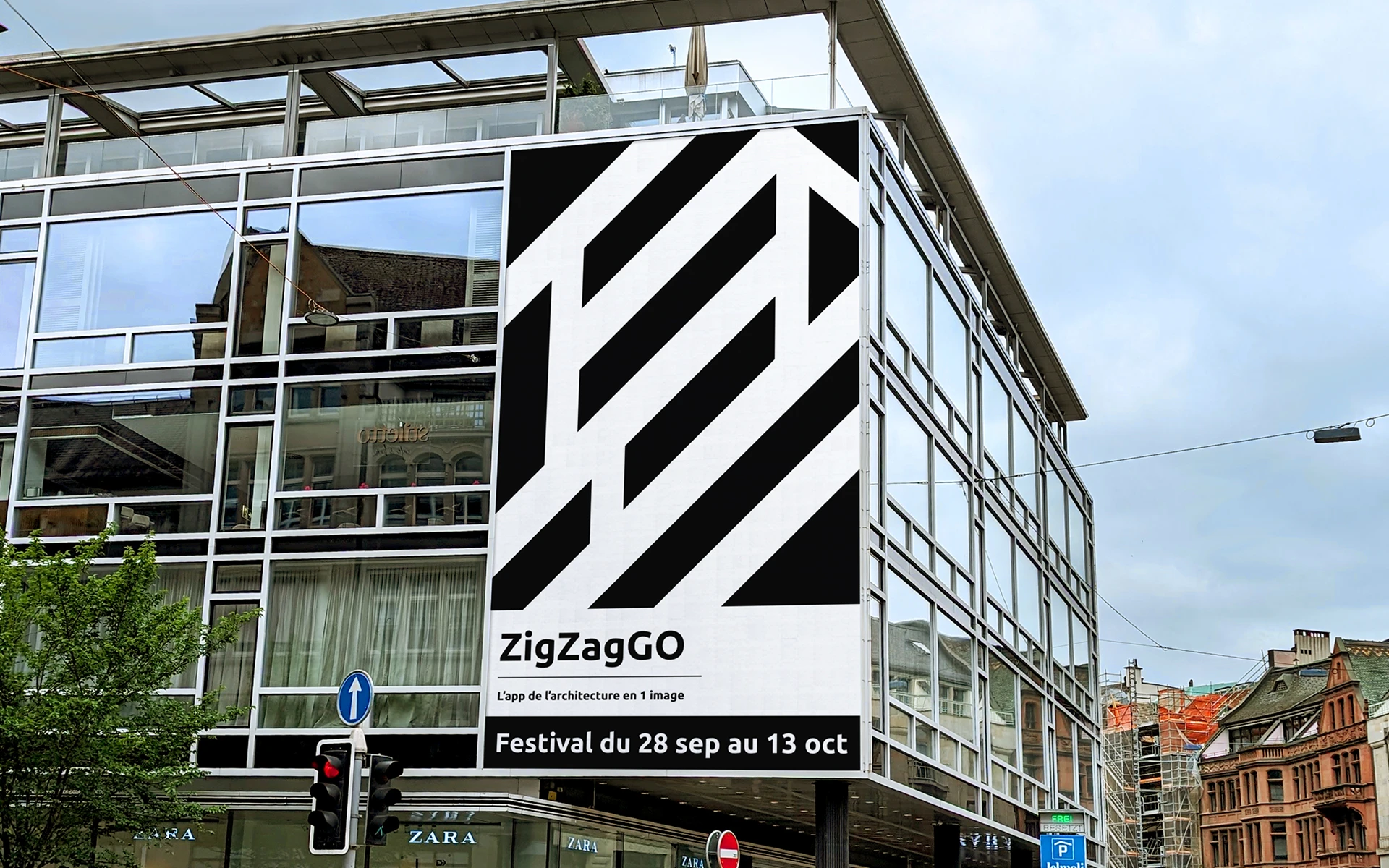 Zigzaggo — Brand identity and mockup